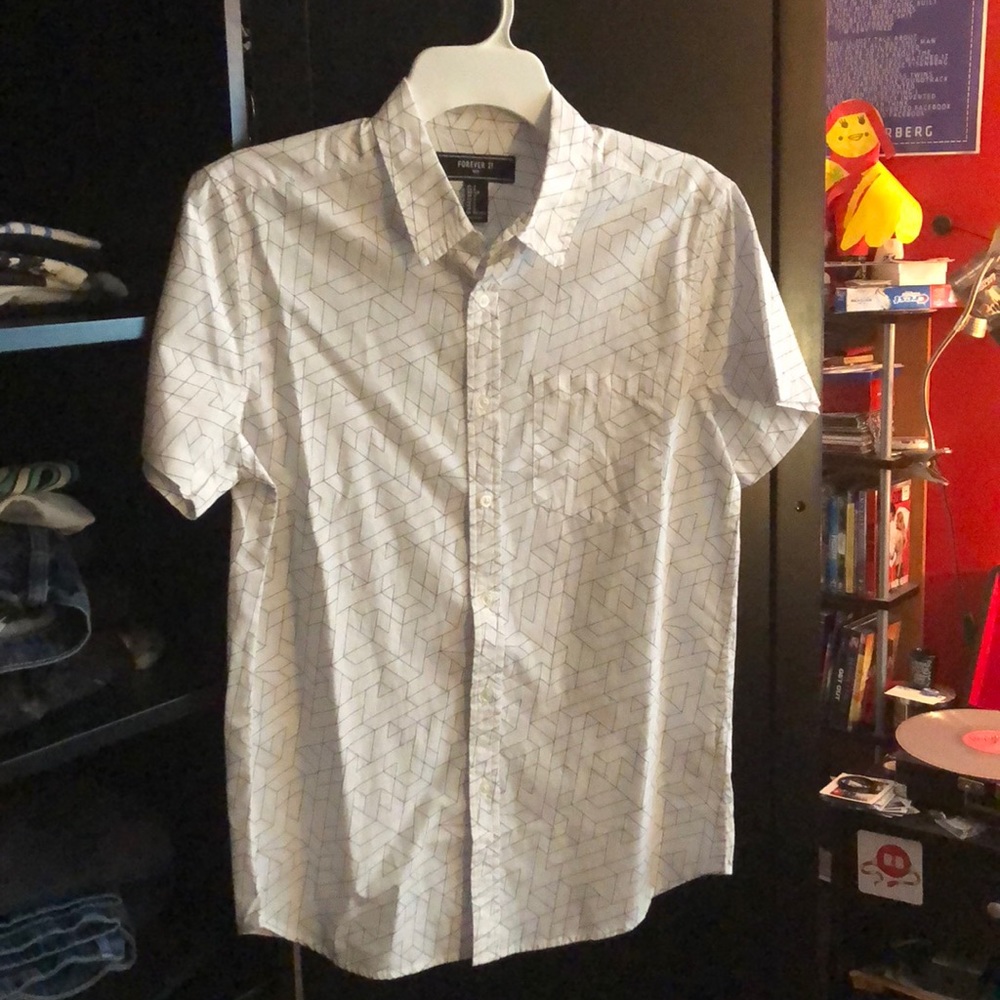 Forever 21 brand new white button up